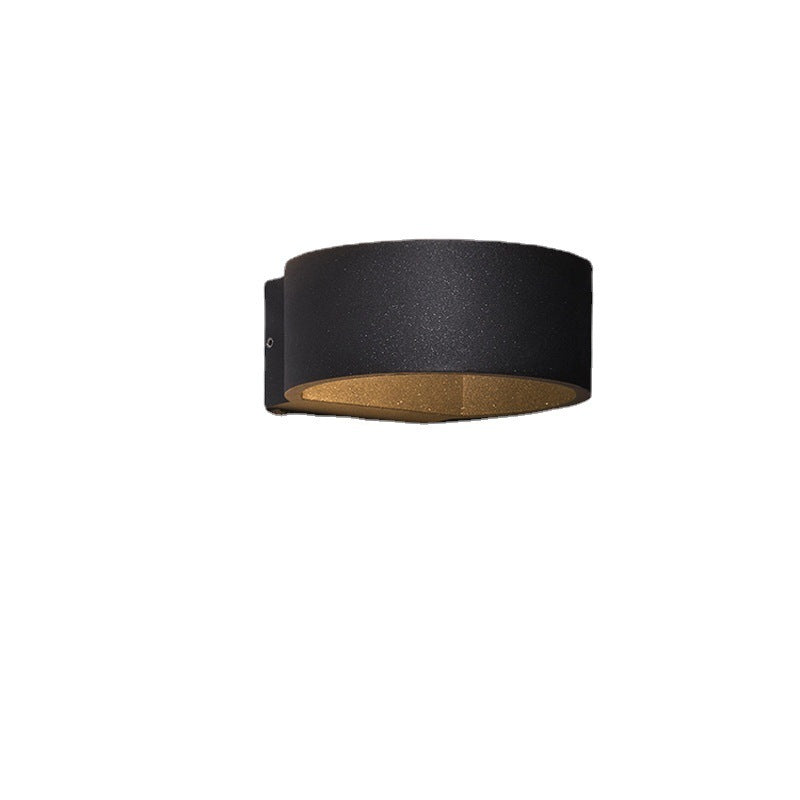 LED Outdoor Wall Lamp Round Balcony Aisle Spotlight