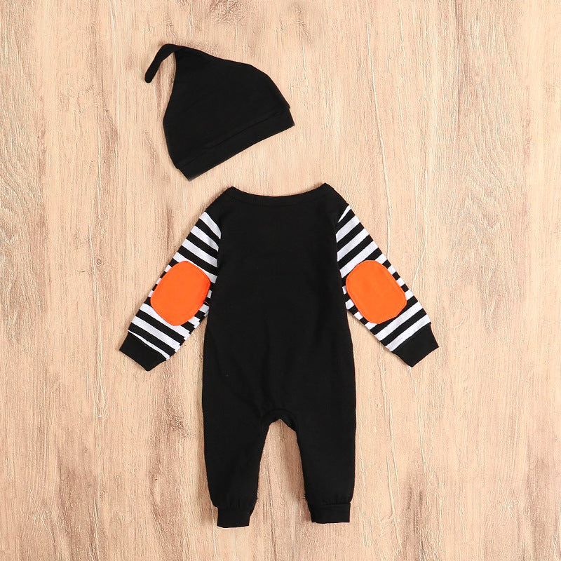 Halloween Long Sleeve Striped Baby Onesie Costume