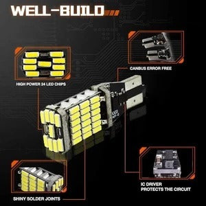 12V CANBUS 4014 45-SMD LED Bulb – Super Bright Brake/Reverse