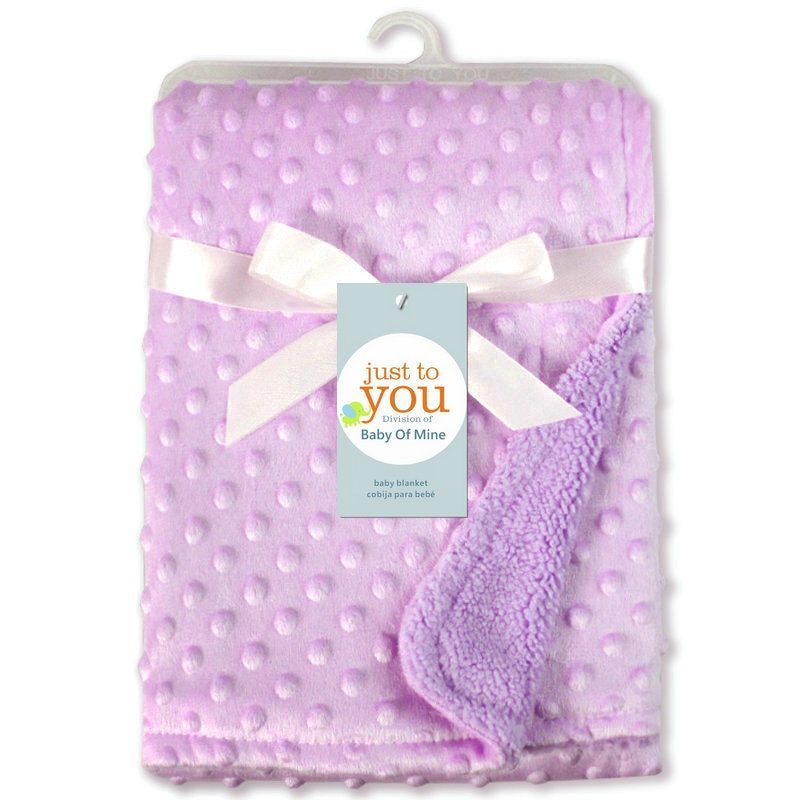 CozyDots Polar Fleece Baby Blanket – Swaddle Wrap for Newborns