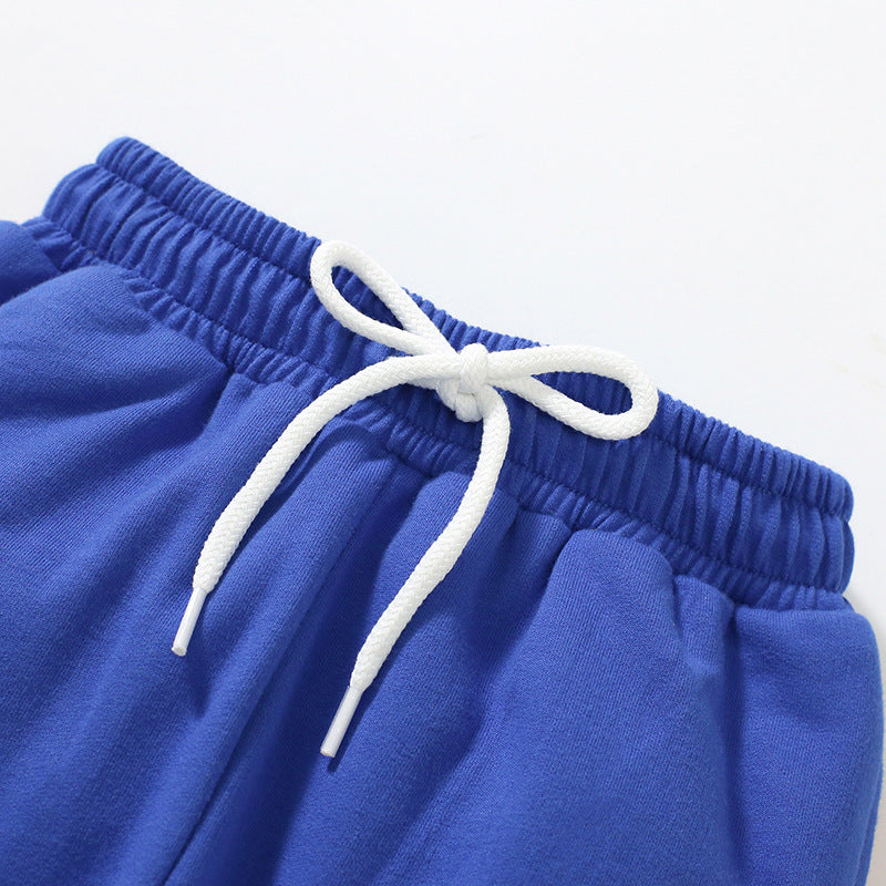 Children's Suit Printed Cotton Blouse And Pants