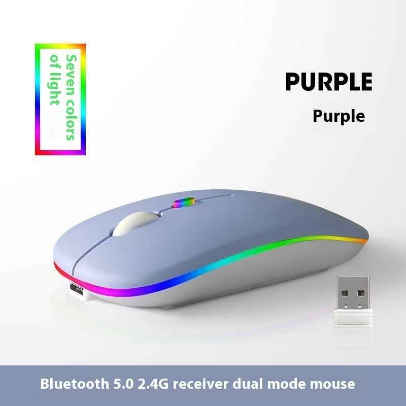 Glowing Bluetooth Mute Charging Mouse
