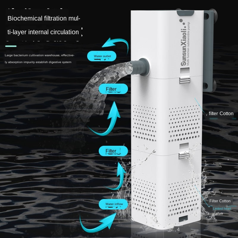 Four-Function Fish Tank Filter