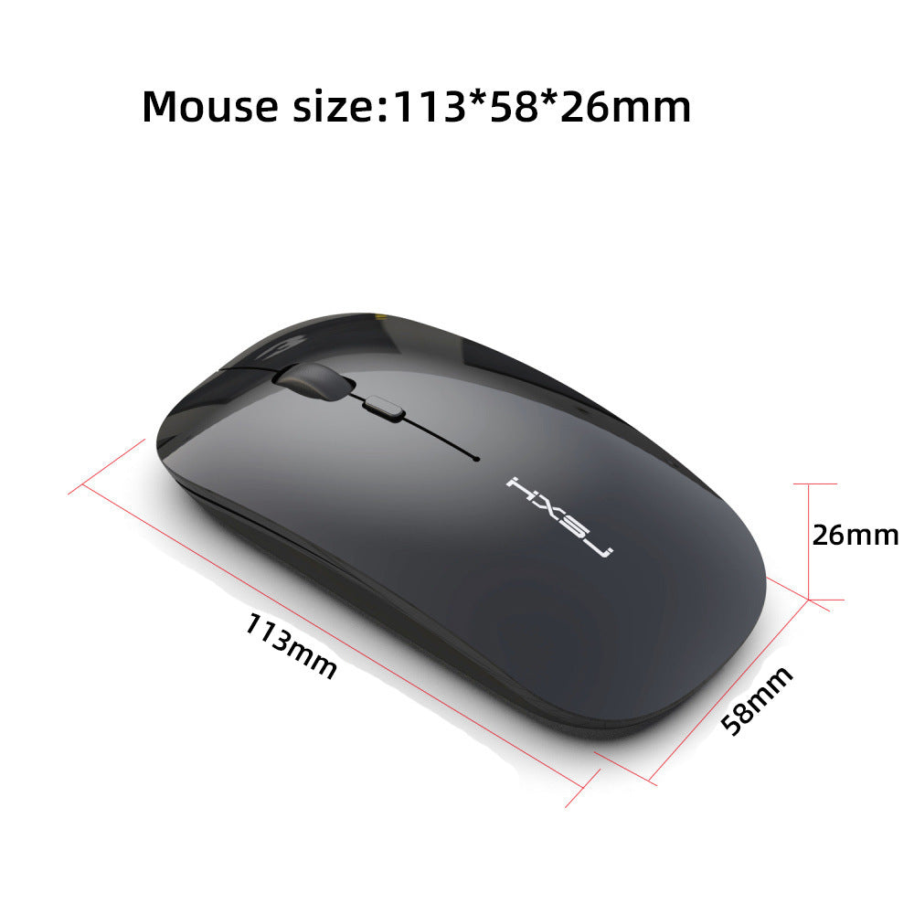 M60 Rechargeable Wireless Mouse – Silent Click, 2.4G USB Receiver, Adjustable DPI