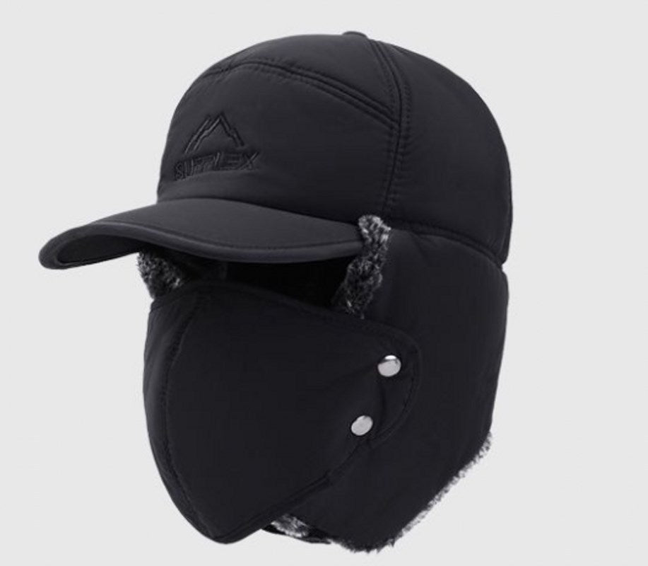 Warm Cotton-Padded Hats for the Elderly