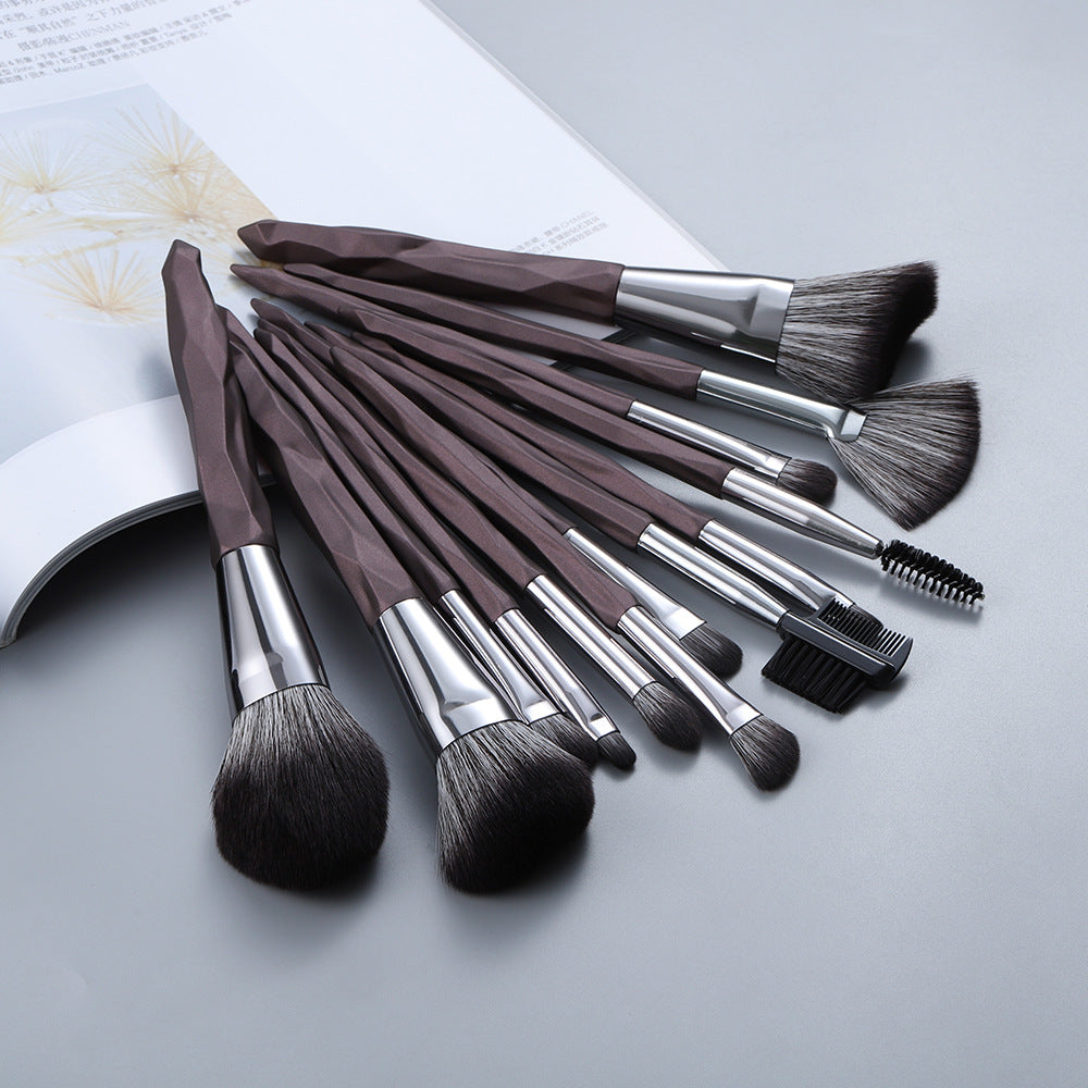Makeup Brush Set – Nose Shadow, Wool Blush & Foundation Brushes Full Kit