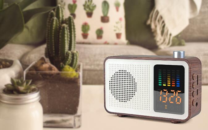 Retro Bluetooth Speaker With Built In Radio Stainless Steel