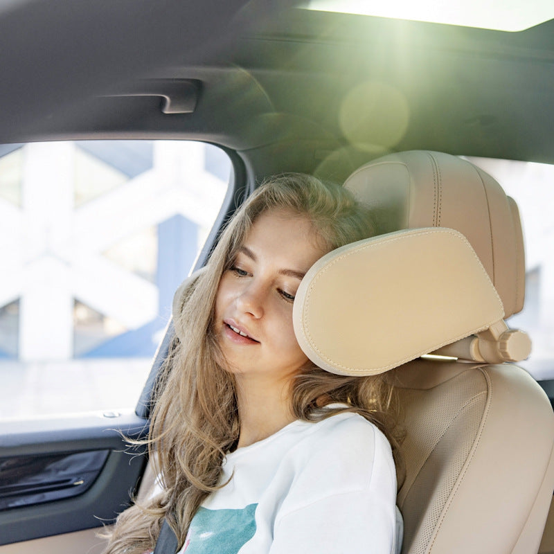 Car Seat Headrest Pillow – Travel Neck Support Cushion for Kids & Adults