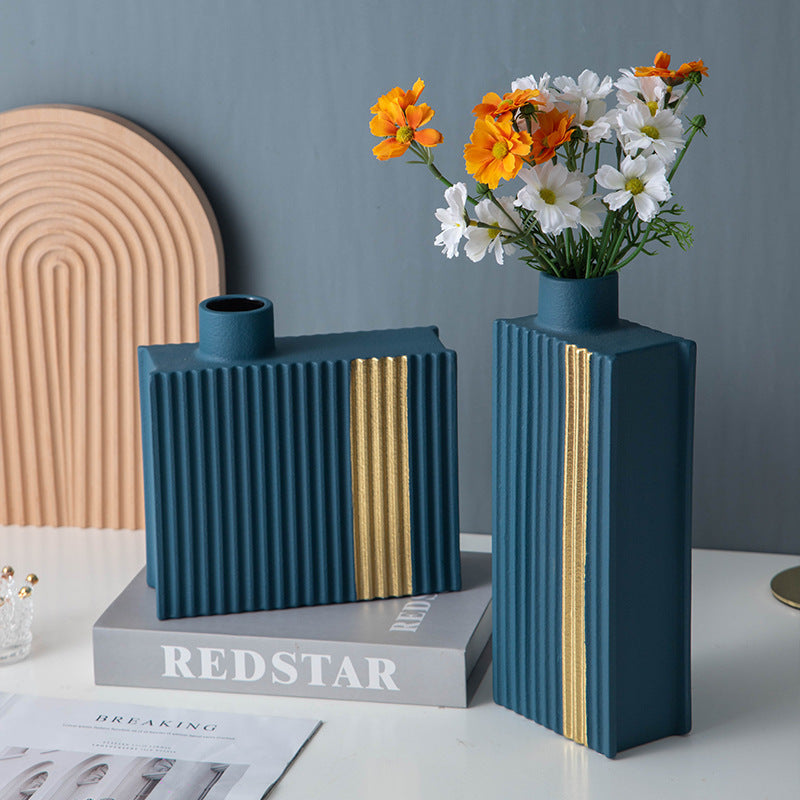 New Nordic Morandi Ceramic Vase Art Ornament