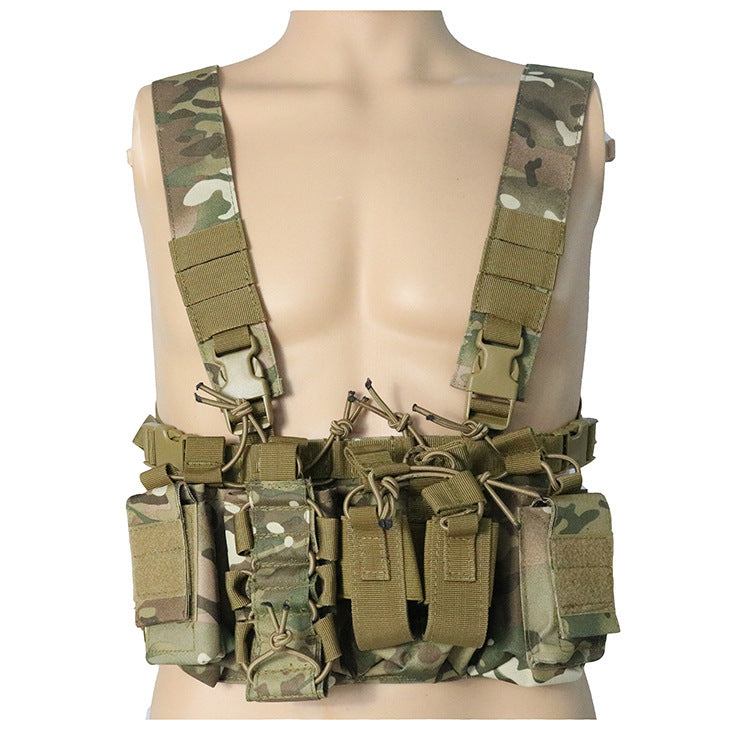 Multifunctional D3 Tactical Vest – Lightweight MOLLE Chest Rig with Adjustable Straps