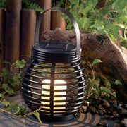 Solar LED Rattan Candle Light Outdoor Decorative Lamp