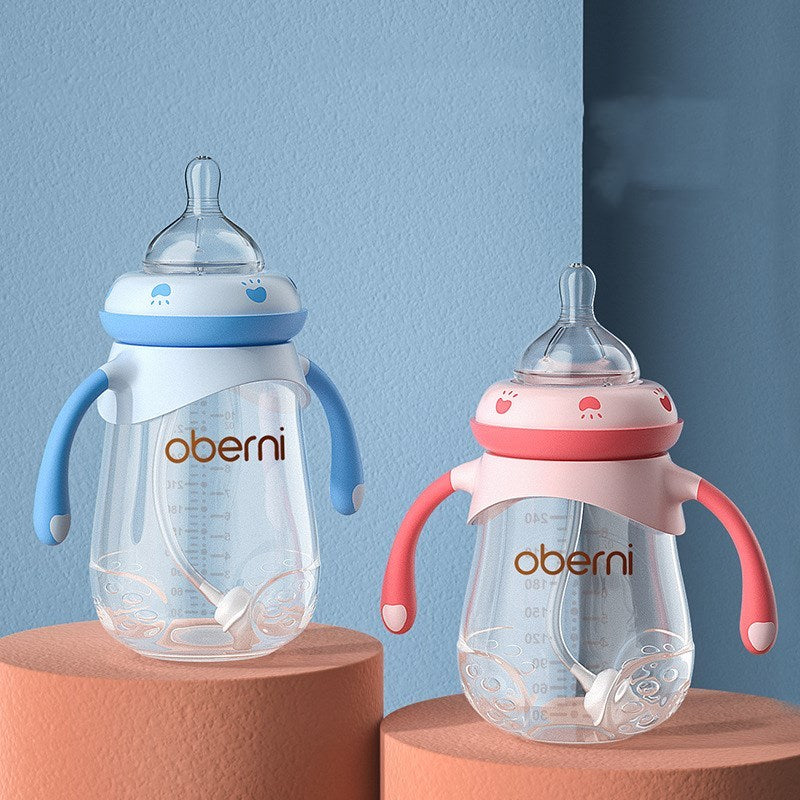 Wide Caliber Anti-Colic Baby Bottle – Spill-Resistant, Baby-Safe Feeding Bottle