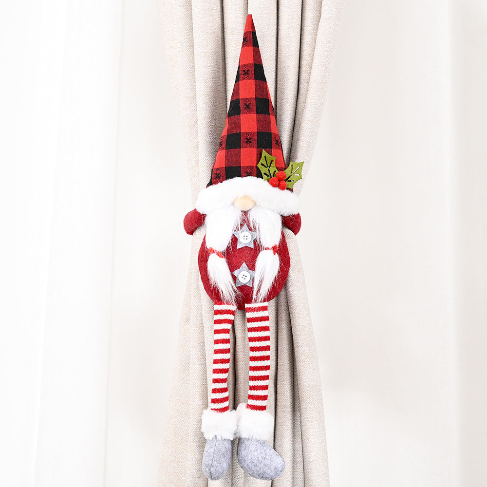 Christmas Forest Elderly Curtain Buckle Decoration