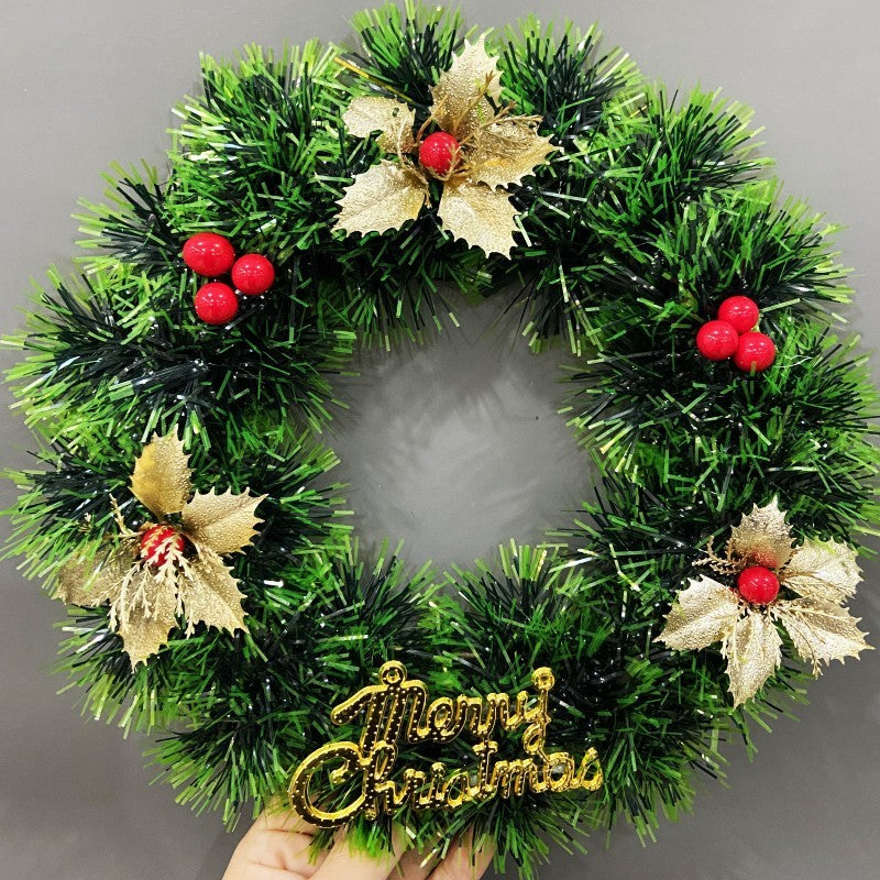 Christmas Festival Wreath Door and Window Hanging Decoration