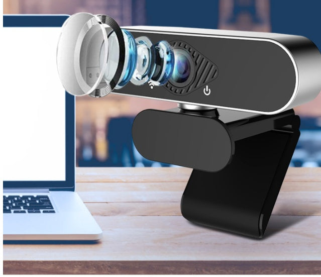 Webcam with Built-in Microphone – HD Video & Clear Audio