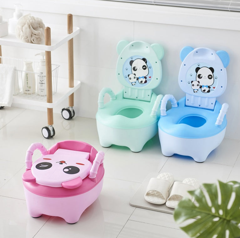 Portable Children’s Potty Toilet Seat with Backrest – Comfortable Baby Basin