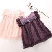 Chiffon sleeveless net yarn princess dress
