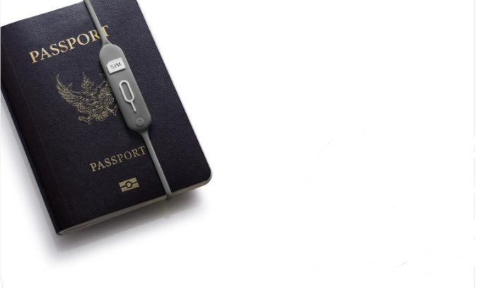 Portable Anti-lost Silicone Card Slot
