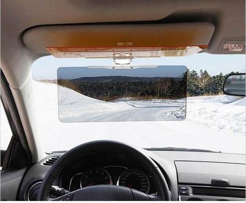 HD Car Anti-Glare Day & Night Vision Driving Visor – Sunshade Extender for Safe Driving