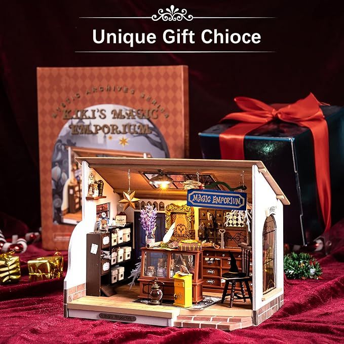 ROBOTIME DIY Miniature Dollhouse Mystic Archives Series Diorama Craft Kit DG155-157