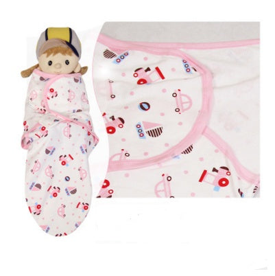 Cotton Cartoon Baby Swaddle Towel – Anti-Startle Sleeping Bag
