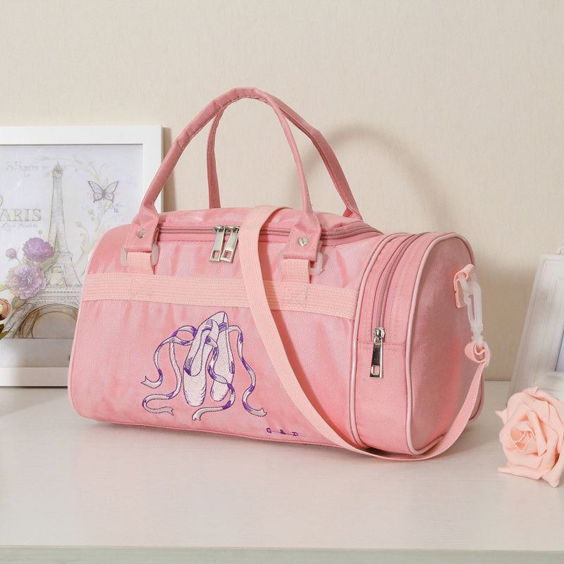 Women's Ballet Style Cylindrical Nylon Polyester Backpack