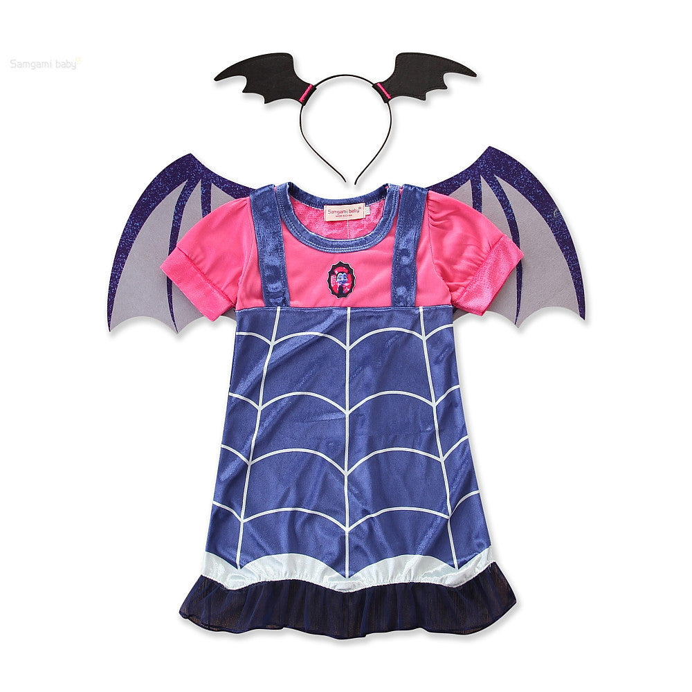 Toddler Girls Cotton Princess Dress – Short Sleeve Casual Party Outfit