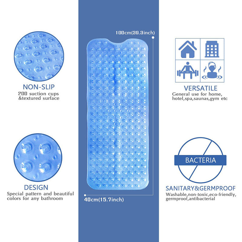 Bathroom Anti-Slip Mat – Non-Slip, Quick-Dry Bath Rug