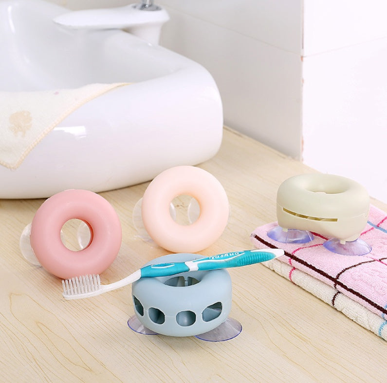 Toothbrush Holder – Wall-Mounted Suction Toothbrush Rack