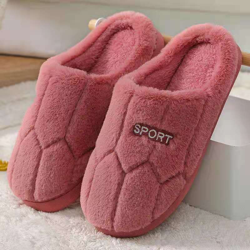 Women's Ladylike Velvet Cotton Slippers Non Slip Indoor