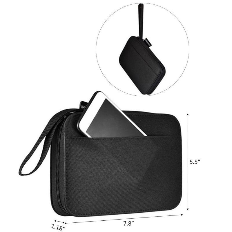 Sewing Suit Travel Bag – Black Zipper Organizer