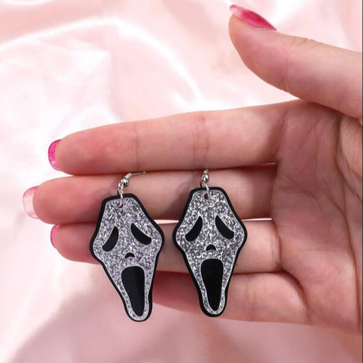 Women's Halloween Simple Special-interest Design New Ghost Earrings