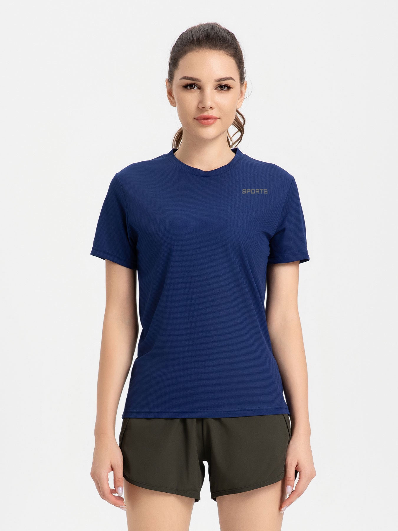 Women’s Quick-Dry Sports T-Shirt – Breathable Short Sleeve Gym & Running Top