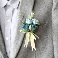 Blue corsage
