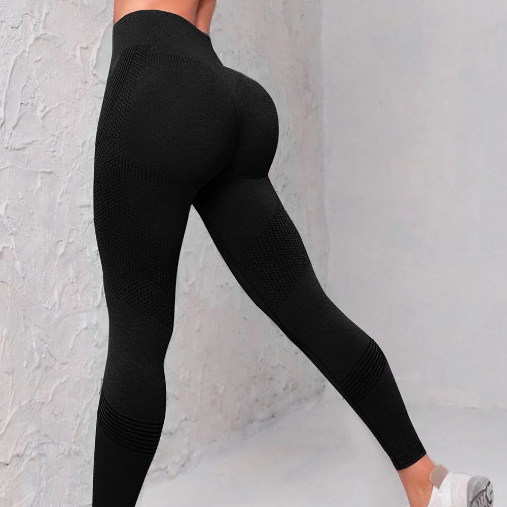 Women's High-Waist Nylon Pants Solid Color Fashion
