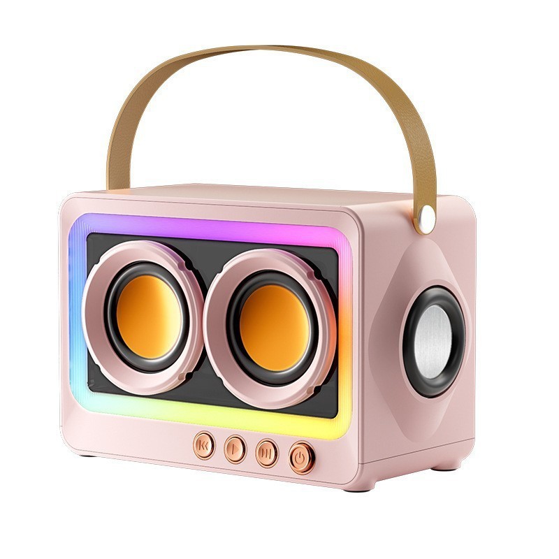 Plastic Bluetooth Retro Mini Speaker For Car And Desk