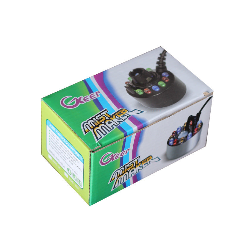Colorful Monochrome Ultrasonic Fish Tank Atomizer