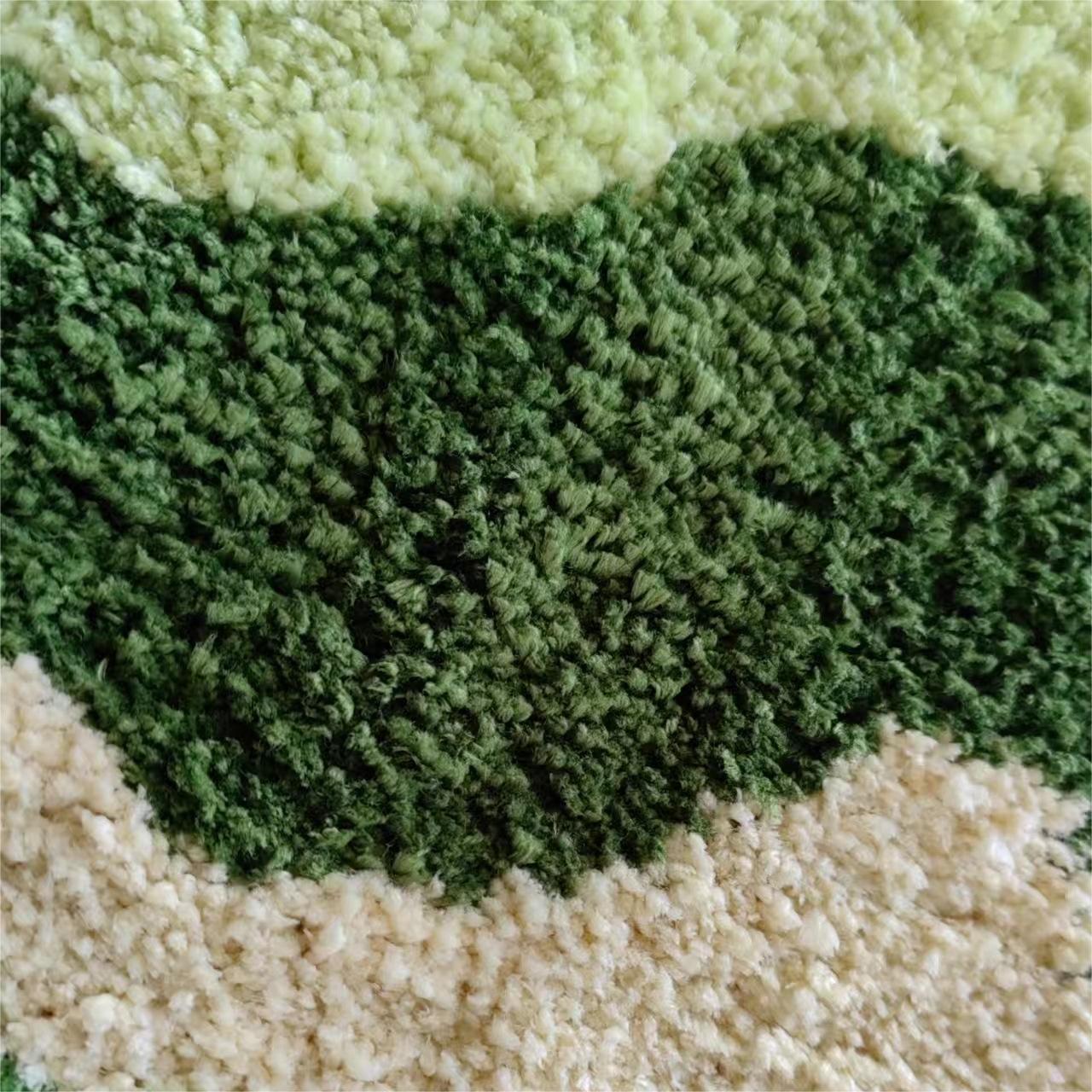 Cute Animal Cartoon Bathroom Mat – Flocking Carpet Floor Rug, Machine Washable, Anti-Slip Alien Shape