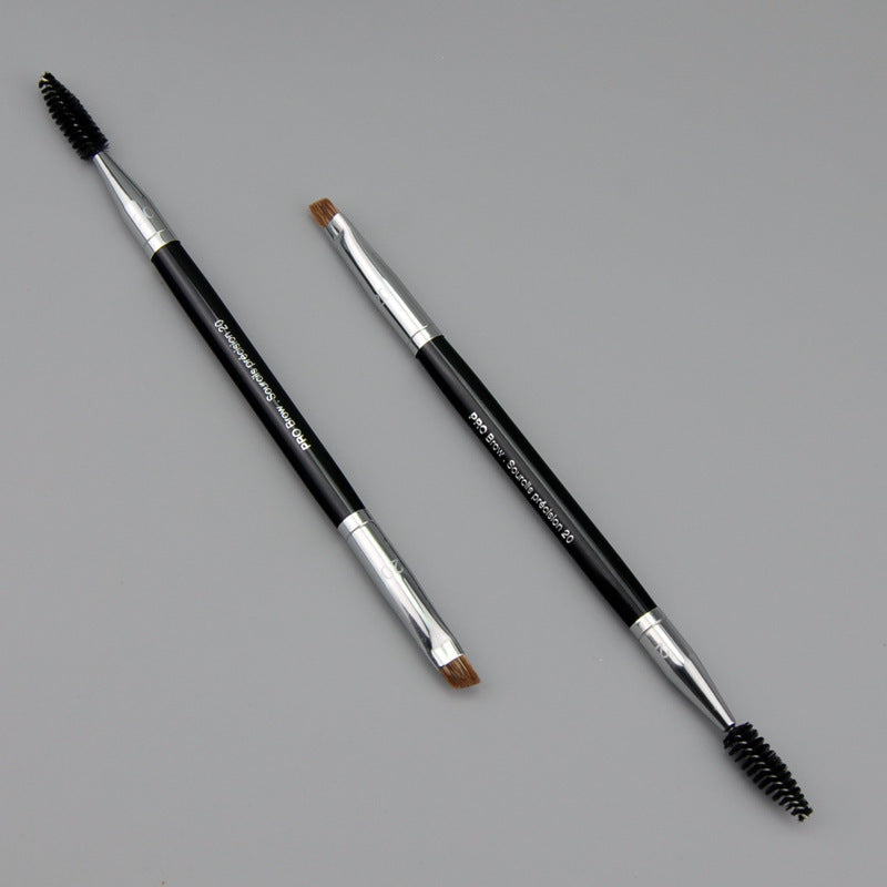 Double-Head Eyebrow Brush – Professional Makeup Tool