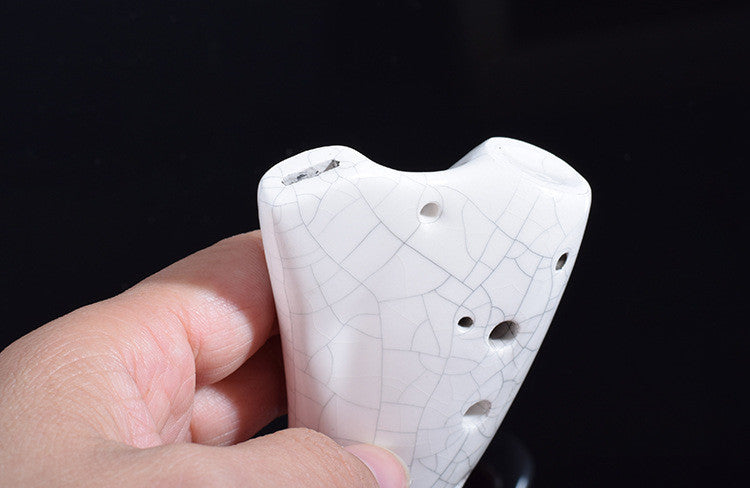 Submarine small Ocarina 12 hole treble C adjustable porcelain flute