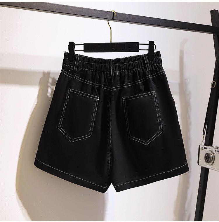 Women's Black Shorts – Classic Casual Summer Hot Pants