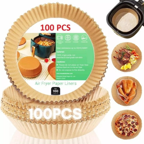 Round Parchment Paper Liner For Air Fryer Steamer Nonstick
