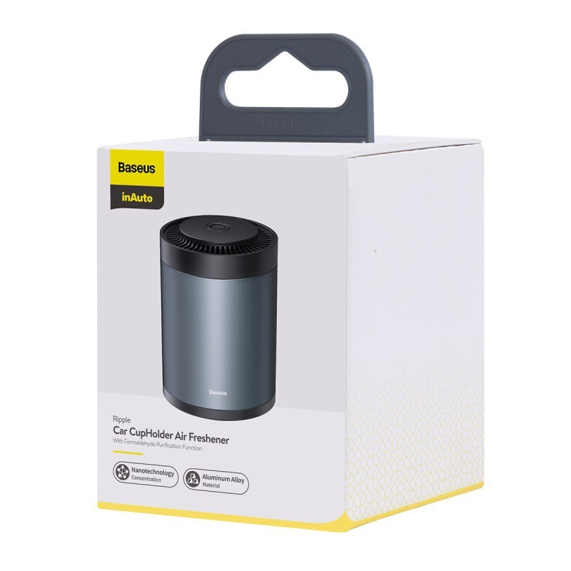 Car Cup Holder Air Freshener – Solid Balm Aromatherapy Seat Mount