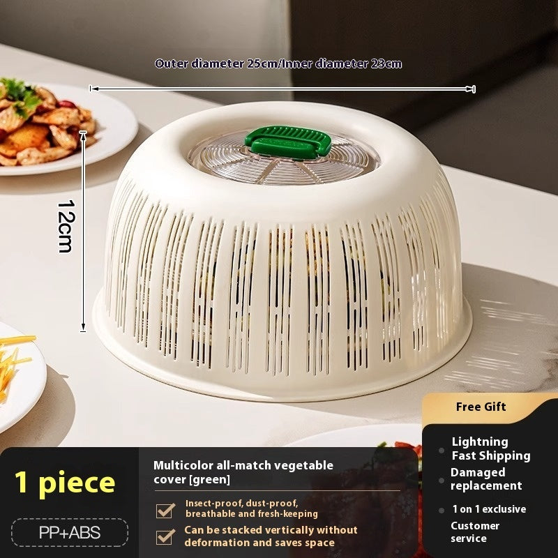 Foldable Vegetable & Food Table Dust Cover – Meal Protection for Kitchen & Dining