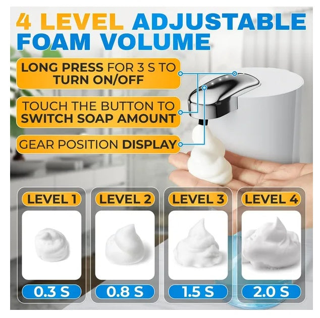 Automatic Touchless Soap Dispenser – 13.5 oz Hand Soap Pump