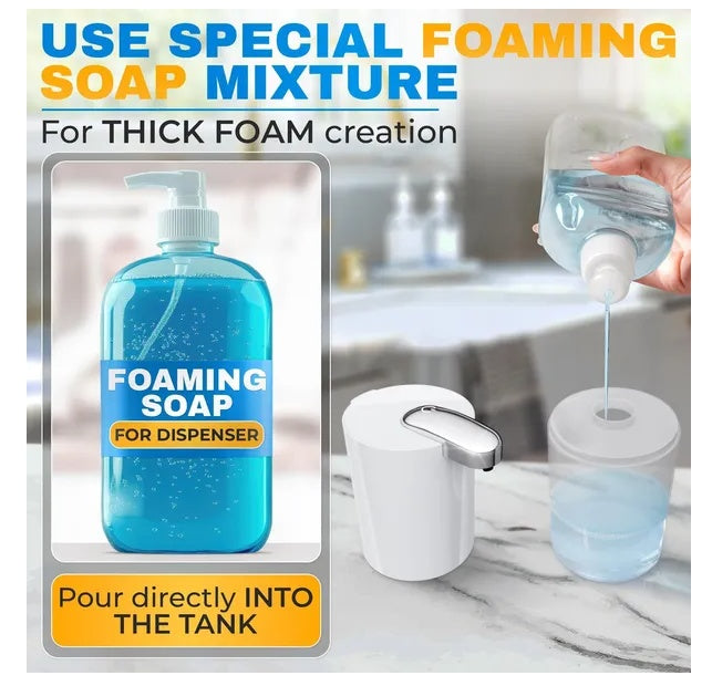 Automatic Touchless Soap Dispenser – 13.5 oz Hand Soap Pump