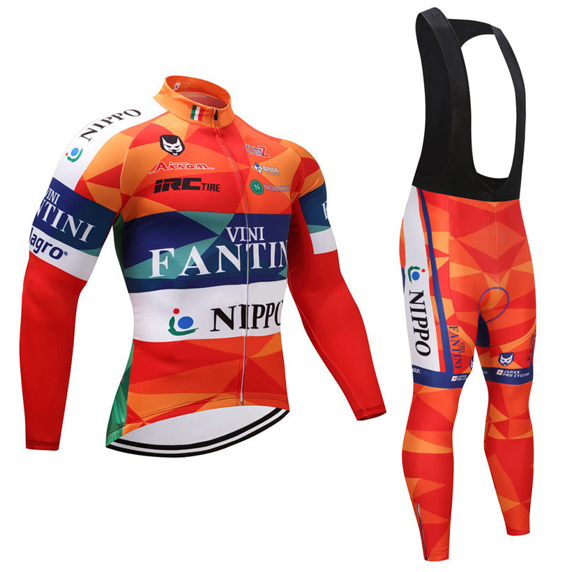 Cycling Jersey Long-sleeved Suit Warmth Thin Section