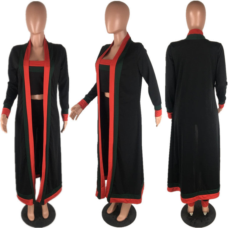 Women's Polyester Tracksuit Set 3 Piece Casual Regular Fit