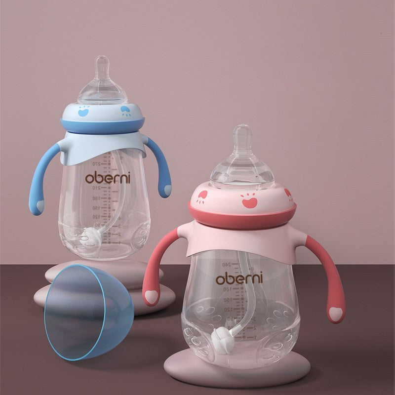Wide Caliber Anti-Colic Baby Bottle – Spill-Resistant, Baby-Safe Feeding Bottle