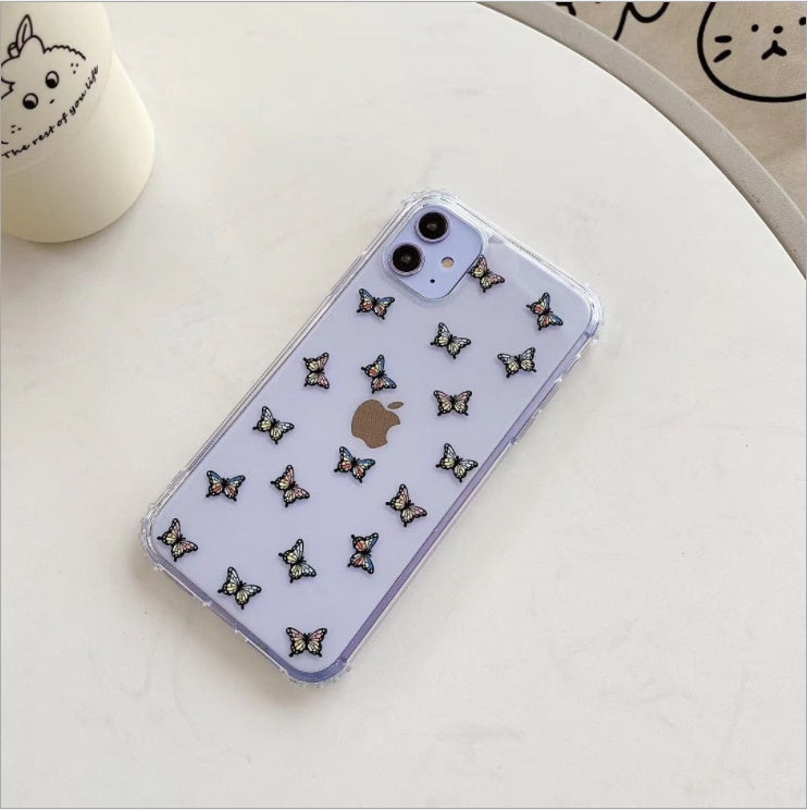 Color Butterfly Phone Case – Compatible with iPhone 12